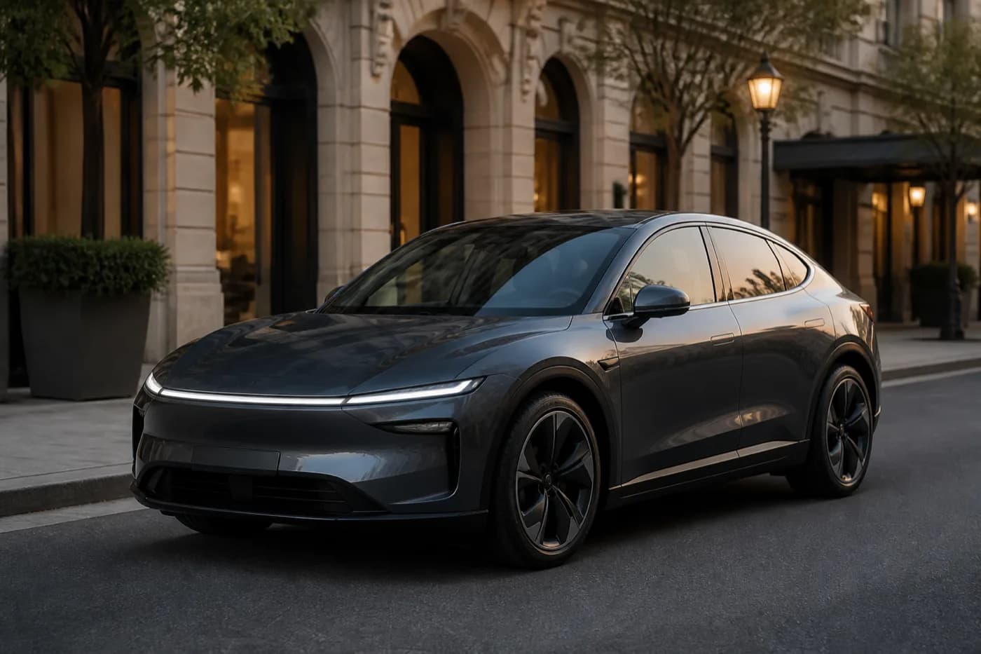 Tesla Model Y — illustrative vehicle image