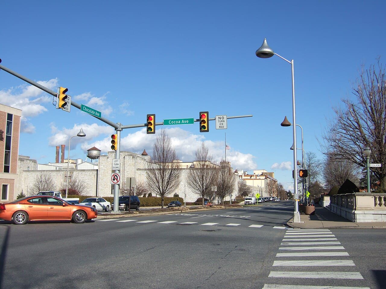 New York City to Hershey Private Car route and destination view