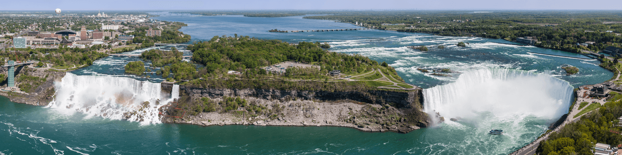 New York City to Niagara Falls Private Car route and destination view